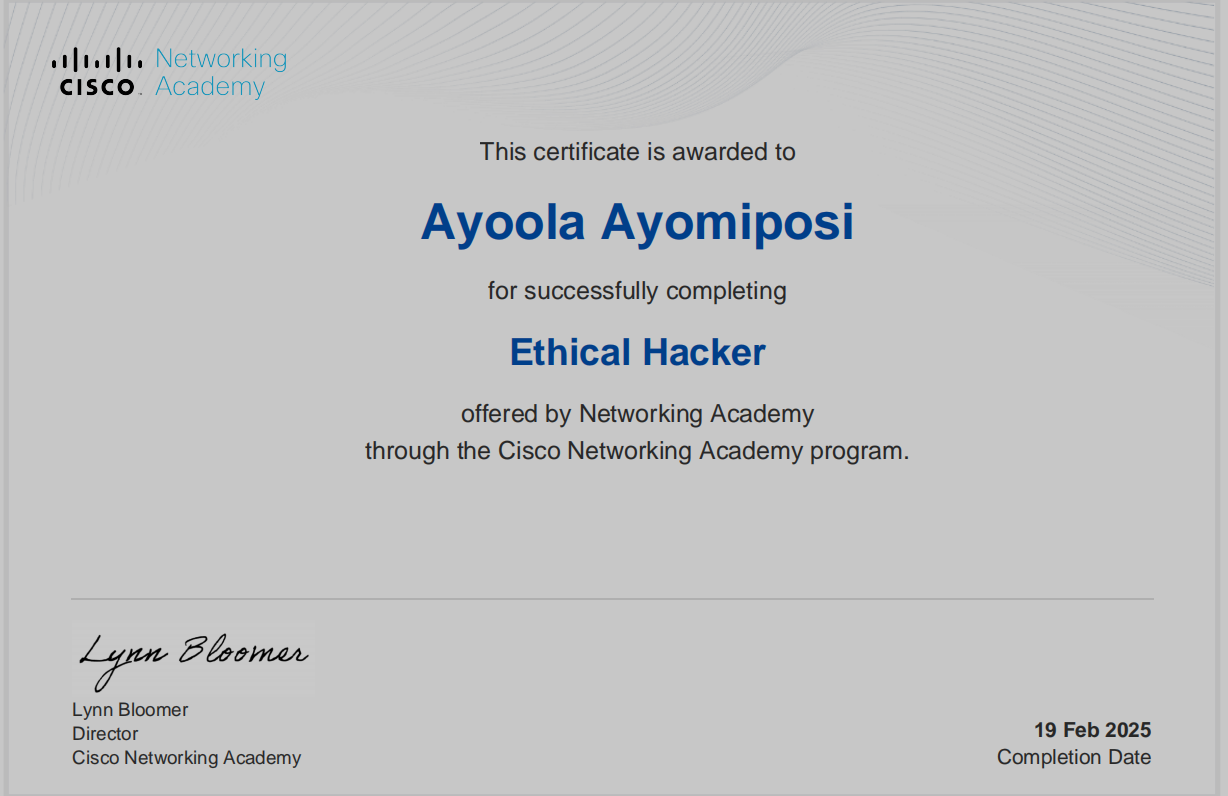 Cybersecurity Essentials